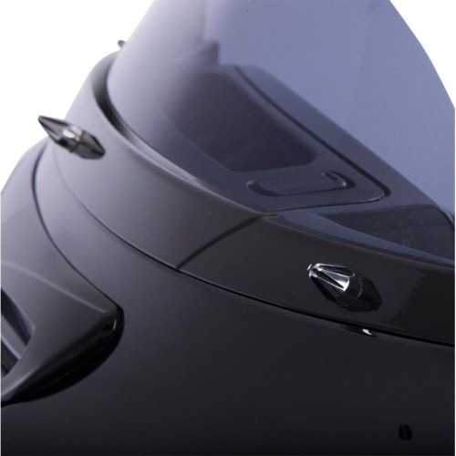 PartzBiz HD: 4421005-Ciro Black & Chrome Pointed Windshield Screw Cap Kit for Harley Batwing 14-16 | 10111 PartzBiz HD: 4421005-Ciro Black & Chrome Pointed Windshield Screw Cap Kit for Harley Batwing 14-16 | 10111