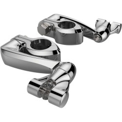 PartzBiz HD DS16240300 - Ciro Chrome ปรับได้ 1-1/4 ” Hi-Way Bar Mount 4 ” Extension Arm Clevis Mount | 60004 PartzBiz HD DS16240300 - Ciro Chrome ปรับได้ 1-1/4 ” Hi-Way Bar Mount 4 ” Extension Arm Clevis Mount | 60004
