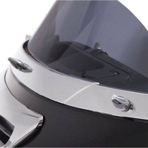 PartzBiz HD: 4420972-Ciro Chrome Pointed Windshield Screw Cap Kit for Harley Batwing 14-16 | 10110 PartzBiz HD: 4420972-Ciro Chrome Pointed Windshield Screw Cap Kit for Harley Batwing 14-16 | 10110