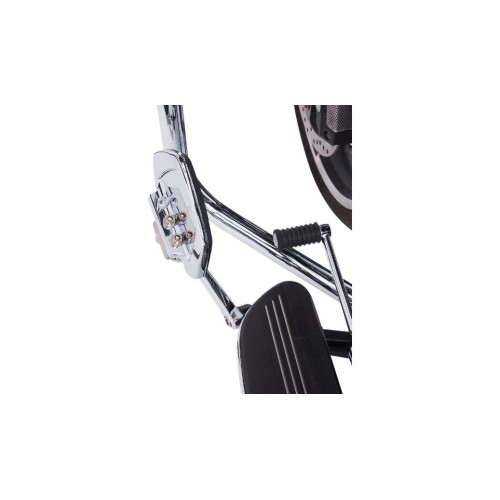 PartzBiz HD: 4420977-Ciro Chrome Twin Rail บอร์ด Floorboards พร้อมอะแดปเตอร์ Harley Male Mount Clevis PartzBiz HD: 4420977-Ciro Chrome Twin Rail บอร์ด Floorboards พร้อมอะแดปเตอร์ Harley Male Mount Clevis