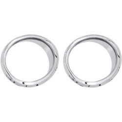 PartzBiz HD DS44050422 - Ciro Chrome Non LED ด้านหน้าลำโพง Bezels สำเนียงสำหรับ Harley Batwing FLH/T 14-16 | 42105 PartzBiz HD DS44050422 - Ciro Chrome Non LED ด้านหน้าลำโพง Bezels สำเนียงสำหรับ Harley Batwing FLH/T 14-16 | 42105