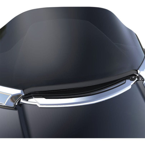 PartzBiz HD: 4420981-Ciro Chrome White LED Center Fairing Vent Trim Harley Road Glide FLTR 15-18 | 40020 PartzBiz HD: 4420981-Ciro Chrome White LED Center Fairing Vent Trim Harley Road Glide FLTR 15-18 | 40020