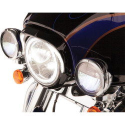 PartzBiz HD DS20011364 - Ciro GLOSS สีดำ LED 7 ” ไฟหน้า BEZEL Trim แหวนสำหรับ Harley FLH/T 96-13 45211 PartzBiz HD DS20011364 - Ciro GLOSS สีดำ LED 7 ” ไฟหน้า BEZEL Trim แหวนสำหรับ Harley FLH/T 96-13 45211