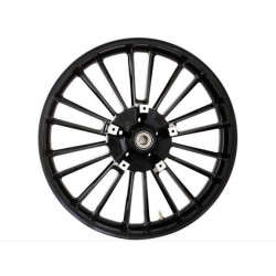 PartzBiz HD DS02012338 - Coastal Moto Talon Style Solid Black Atlantic วงล้อ 21” Harley Davidson FL Touring Custom Upgrade Rim Chopper Bagger Dresser Spoke PartzBiz HD DS02012338 - Coastal Moto Talon Style Solid Black Atlantic วงล้อ 21” Harley Davidson FL Touring Custom Upgrade Rim Chopper Bagger Dresser Spoke