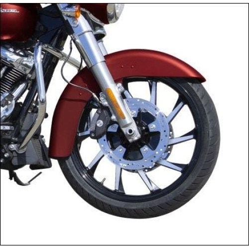 PartzBiz HD: 4420862-Coastal Moto Black Cut Hurricane 3D 21” ล้อหน้า เฉพาะ Harley 08-18 ABS