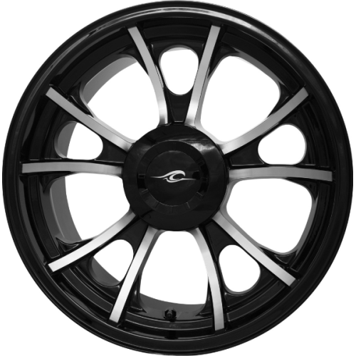 PartzBiz HD: 4420871-Coastal Moto Black Cut Largo Precision Cast 3D ด้านหลัง 18” ล้อสำหรับ Harley Trike | 3D-LAR187BC-TRK PartzBiz HD: 4420871-Coastal Moto Black Cut Largo Precision Cast 3D ด้านหลัง 18” ล้อสำหรับ Harley Trike | 3D-LAR187BC-TRK