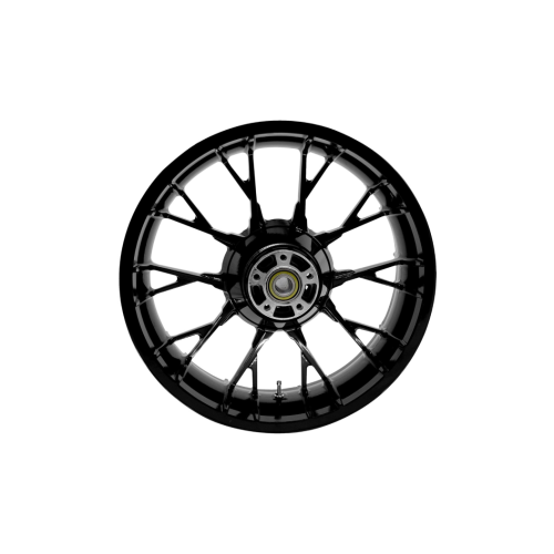 PartzBiz HD: 4420875-Coastal Moto Black Cut Marlin 3D Rear 18x5.5 Wheel NON ABS Harley Touring 09-22 | 3D-MAR185BC