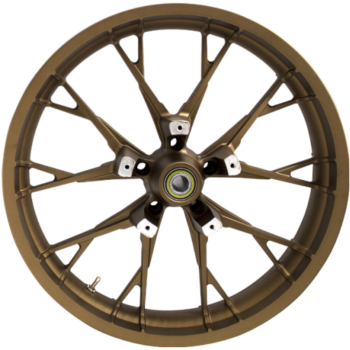 PartzBiz HD: 4420840-ชุดล้อและยาง Coastal Moto Bronze Marlin Precision Cast 3D 21” สำหรับ Harley 00-23 | 3D-MAR213BZABST