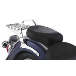 PartzBiz HD CBU-02-3500 - Cobra 02-3500 Chrome Rear Luggage Rack for Cobra Sissy Bar Metric Cruiser touring honda yamaha suzuki shadow rebel vstar v-star 650 boulevard best for