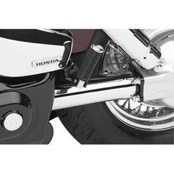 PartzBiz HD CBU-06-0650 - Cobra 06-0650 Chrome Driveshaft Covers Metric Honda VTX 1300 1800 02-09 BLV60650 089884