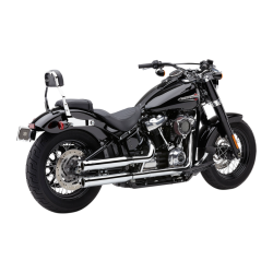 PartzBiz HD CBU-6047 - Cobra 3" NH Neighbor Hater Slip-On Chrome Mufflers Exhaust 18-23 Harley Softail PartzBiz HD CBU-6047 - Cobra 3" NH Neighbor Hater Slip-On Chrome Mufflers Exhaust 18-23 Harley Softail