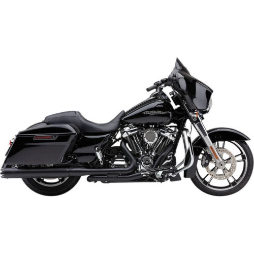 PartzBiz HD: 4420802-Cobra 4" Round NH Series Black Dual Cut Slip On Mufflers for Harley FLH 17-18 | 6267RB PartzBiz HD: 4420802-Cobra 4" Round NH Series Black Dual Cut Slip On Mufflers for Harley FLH 17-18 | 6267RB