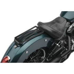 PartzBiz HD CBU502-2410B - Cobra 502-2410B Minimal Solo Luggage Rack Black Indian Scout Sixty 15-20 electra road street glide king cruiser touring luggage best for buy chief chieftain