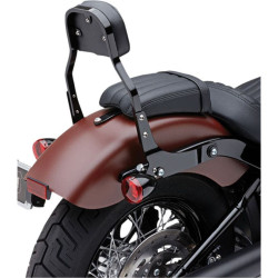 PartzBiz HD CBU-602-2022B - Cobra 602-2022B Black Mini 11" Square Detachable Backrest Kit Harley 07-17 FL/FX | 602-2022B PartzBiz HD CBU-602-2022B - Cobra 602-2022B Black Mini 11" Square Detachable Backrest Kit Harley 07-17 FL/FX | 602-2022B