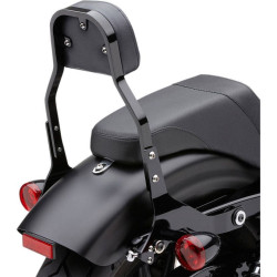 PartzBiz HD CBU-602-2021B - Cobra 602-202B Black Mini 11" Square Detachable Backrest Kit Harley 00-05 FL/FX | 602-2021B PartzBiz HD CBU-602-2021B - Cobra 602-202B Black Mini 11" Square Detachable Backrest Kit Harley 00-05 FL/FX | 602-2021B