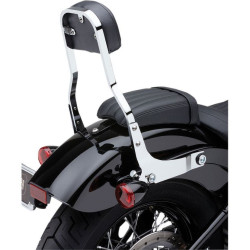 PartzBiz HD CBU-602-2042 - Cobra 602-2042 Chrome Short 14" Square Detachable Backrest Kit Harley 07-17 FL FX | 602-2042 PartzBiz HD CBU-602-2042 - Cobra 602-2042 Chrome Short 14" Square Detachable Backrest Kit Harley 07-17 FL FX | 602-2042