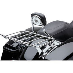 PartzBiz HD CBU-602-2601 - Cobra 602-2601 Chrome Big Ass Detachable Luggage Rack Harley FLH/T 97-08