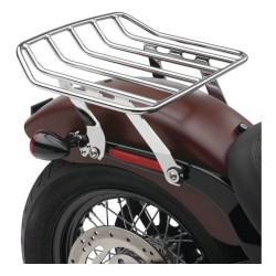 PartzBiz HD CBU-602-2610 - Cobra 602-2610 Chrome Big Ass Racks Detachable Luggage Carrier 18-19 Softail Slim Street Bob cargo accessories 