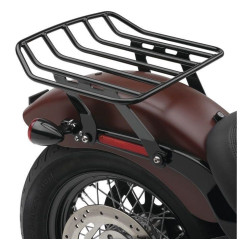 PartzBiz HD CBU-602-2612B - Cobra 602-2612B Black Big Ass Racks Detachable Luggage Carrier 18-19 Fat Bob Breakout cargo accessories