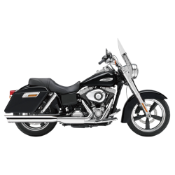 PartzBiz HD CBU-6209 - Cobra 6209 Exhaust Slip-On Muffler Scalloped Tip Harley Dyna Switchback FLD PartzBiz HD CBU-6209 - Cobra 6209 Exhaust Slip-On Muffler Scalloped Tip Harley Dyna Switchback FLD