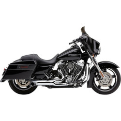 PartzBiz HD CBU-6270-1 - Cobra 6270 Chrome 2-Into-1 4" Turndown Full Exhaust System 09-16 Harley Touring electra glide road glide road king mufflers pipes headers Performance Upgrade Big Twin PartzBiz HD CBU-6270-1 - Cobra 6270 Chrome 2-Into-1 4" Turndown Full Exhaust System 09-16 Harley Touring electra glide road glide road king mufflers pipes headers Performance Upgrade Big Twin