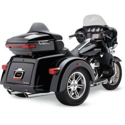 PartzBiz HD CBU-6303 - Cobra 6303 Chrome 909 Twins 4" Slip On Muffler Exhaust Harley Tri Glide 09-16 1801-0867 630067 PartzBiz HD CBU-6303 - Cobra 6303 Chrome 909 Twins 4" Slip On Muffler Exhaust Harley Tri Glide 09-16 1801-0867 630067