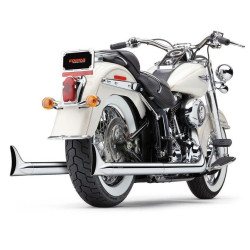 PartzBiz HD CBU-6987 - Cobra 6987Chrome True Dual Fishtail Exhaust Pipe V-Twin Softail FXST FLST 97-06 630077 header full system best for performance tune horsepower gain mayan mayans cholo PartzBiz HD CBU-6987 - Cobra 6987Chrome True Dual Fishtail Exhaust Pipe V-Twin Softail FXST FLST 97-06 630077 header full system best for performance tune horsepower gain mayan mayans cholo