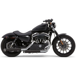 PartzBiz HD CBU-6031RB - Cobra Black 3" Slash Cut Slip On Mufflers Billet Tip Harley 14-16 Sportster XL | 6031B PartzBiz HD CBU-6031RB - Cobra Black 3" Slash Cut Slip On Mufflers Billet Tip Harley 14-16 Sportster XL | 6031B