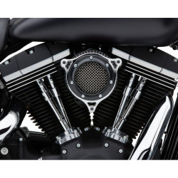 PartzBiz HD CBU-606-0103-05BC - Cobra Black & Chrome RPT Stage 1 Air Intake Cleaner Harley Cable Throttle 99-16 | 606-0103-05BC PartzBiz HD CBU-606-0103-05BC - Cobra Black & Chrome RPT Stage 1 Air Intake Cleaner Harley Cable Throttle 99-16 | 606-0103-05BC
