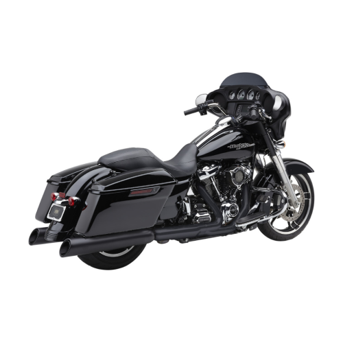 PartzBiz HD: 4420681-ท่อ Cobra Black Gen2 Neighbor Haters 4.5” Upper Cut Slip On Mufflers Harley FL 17-22 | 6289RB