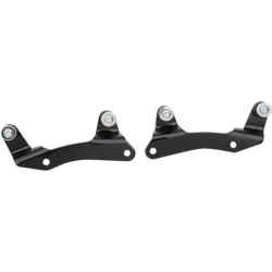 PartzBiz HD CBU-602-2100B - Cobra Black Quick Detachable 4 Point Docking Hardware Kit 09-13 Harley FLH/T | 602-2100B