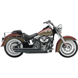 PartzBiz HD CBU-6852B - Cobra Black Speedster Slashdown Exhaust for Harley Softail 12-16 FXST/FLST | 6852B PartzBiz HD CBU-6852B - Cobra Black Speedster Slashdown Exhaust for Harley Softail 12-16 FXST/FLST | 6852B