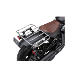 PartzBiz HD CBU-502-2605 - Cobra Chrome Big Ass ชั้นวางสัมภาระกว้างที่ถอดออกได้สำหรับ Indian Scout Bobber 18-22 | 502-2605 PartzBiz HD CBU-502-2605 - Cobra Chrome Big Ass ชั้นวางสัมภาระกว้างที่ถอดออกได้สำหรับ Indian Scout Bobber 18-22 | 502-2605