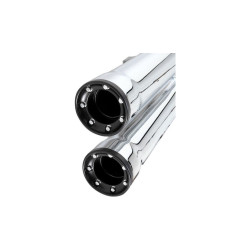 PartzBiz HD CBU-6080 - Cobra Chrome RPT 3" Slip-On Mufflers Racepro Tips 6080 Harley Sportster XL 07-13 PartzBiz HD CBU-6080 - Cobra Chrome RPT 3" Slip-On Mufflers Racepro Tips 6080 Harley Sportster XL 07-13
