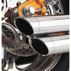 PartzBiz HD CBU-6855 - Cobra Chrome Speedster Slashdown Exhaust for Harley Dyna FXD 91-05 Models | 6855 PartzBiz HD CBU-6855 - Cobra Chrome Speedster Slashdown Exhaust for Harley Dyna FXD 91-05 Models | 6855