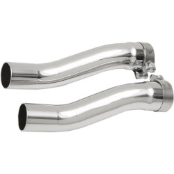 PartzBiz HD CBU-6201T - Cobra 6201T Chrome Tri-Glide Head Pipe Header Adapters Harley Trike 09-16 PartzBiz HD CBU-6201T - Cobra 6201T Chrome Tri-Glide Head Pipe Header Adapters Harley Trike 09-16