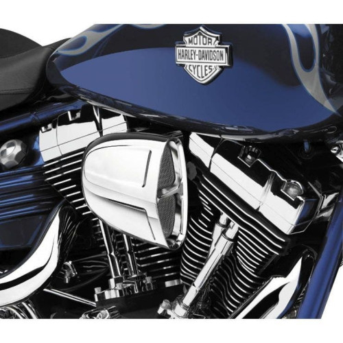 PartzBiz HD: 4420587-Cobra 606-0102 Chrome PowerFlo Stage 1 เครื่องฟอกอากาศ 00-17 Harley Touring Softail Dyna