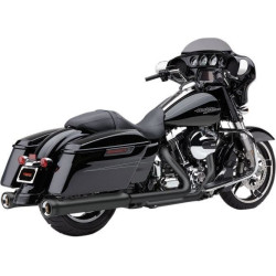PartzBiz HD CBU-6107RB - Cobra USA 6107RB Black 4" Neighbor Hater Slip On Mufflers Harley FLH/T 95-16 632431 1801-1026 18011026 PartzBiz HD CBU-6107RB - Cobra USA 6107RB Black 4" Neighbor Hater Slip On Mufflers Harley FLH/T 95-16 632431 1801-1026 18011026