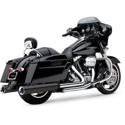 PartzBiz HD CBU-6215RB - Cobra USA Black Power Flo 4.5" Slip On Mufflers Harley Touring FLH/T 95-16 | 6215B PartzBiz HD CBU-6215RB - Cobra USA Black Power Flo 4.5" Slip On Mufflers Harley Touring FLH/T 95-16 | 6215B