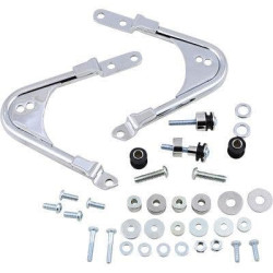 PartzBiz HD CBU602-2103 - EPC Great Price. Free Shipping. Cobra USA Detachable Tour Pack Rack Rear Mounting Kit Two-Up Harley FLH/T 97-08