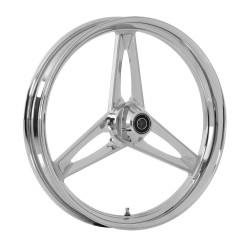 PartzBiz HD COL-NEUTRON-CH - Colorado Customs Chrome Neutron Wheel & Tire Package for Harley Models