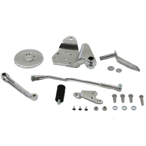 PartzBiz HD: 4420427-Complete Chrome Forward Control Shift Kit Custom Harley Pan Shovel Head 22-0801 PartzBiz HD: 4420427-Complete Chrome Forward Control Shift Kit Custom Harley Pan Shovel Head 22-0801