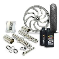 PartzBiz HD RC-HYDR-CHR-FRT-PKG-14 - Complete Chrome Front End Package w/ RC 21" Hydro Wheel & Tire Harley 14-19 FLH PartzBiz HD RC-HYDR-CHR-FRT-PKG-14 - Complete Chrome Front End Package w/ RC 21" Hydro Wheel & Tire Harley 14-19 FLH
