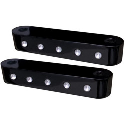 PartzBiz HD DS14100110 - Covingtons Black Dimpled Front Fender Spacers Harley Touring FLH/T 14-17 | C1103-B PartzBiz HD DS14100110 - Covingtons Black Dimpled Front Fender Spacers Harley Touring FLH/T 14-17 | C1103-B