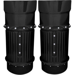 PartzBiz HD DS04110104 - Covingtons Customs Dimpled Black Fork Bellows Slider Covers Boot Harley 14-17 | แฮนด์ C1114-บี PartzBiz HD DS04110104 - Covingtons Customs Dimpled Black Fork Bellows Slider Covers Boot Harley 14-17 | แฮนด์ C1114-บี