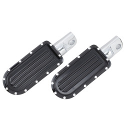 PartzBiz HD DS16201089 - Covingtons Customs Black Dimpled Billet Footpegs หมุดเท้า Harley Male Mount คู่ | C1243-B PartzBiz HD DS16201089 - Covingtons Customs Black Dimpled Billet Footpegs หมุดเท้า Harley Male Mount คู่ | C1243-B