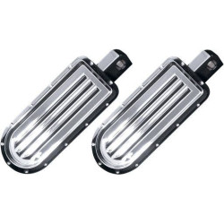 PartzBiz HD DS16201090 - Covingtons Customs Chrome Dimpled Billet Footpegs หมุดเท้า Harley Male Mount PR | C1243-ซี PartzBiz HD DS16201090 - Covingtons Customs Chrome Dimpled Billet Footpegs หมุดเท้า Harley Male Mount PR | C1243-ซี