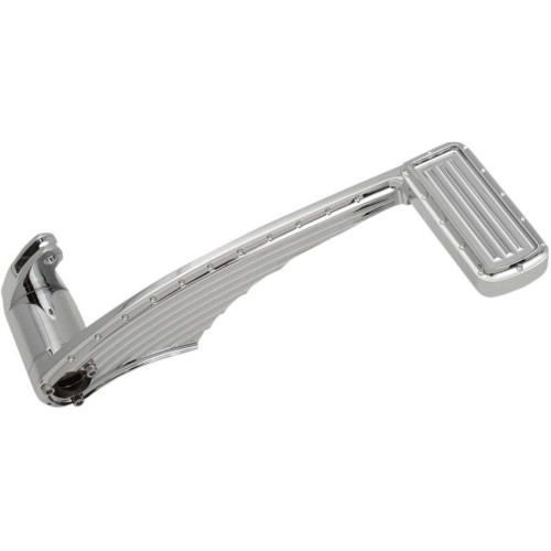 PartzBiz HD: 4420298-Covingtons Customs Chrome Dimpled Rear Brake Arm Lever for 08-13 Harley Models | C1046-C