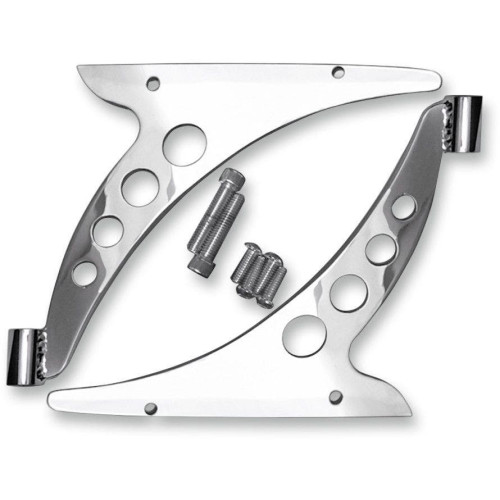 PartzBiz HD: 4420299-Covingtons Customs Chrome Fairing Support การ์ดกำจัดเครื่องยนต์ FLTR 15-18 | C0049-ซี PartzBiz HD: 4420299-Covingtons Customs Chrome Fairing Support การ์ดกำจัดเครื่องยนต์ FLTR 15-18 | C0049-ซี
