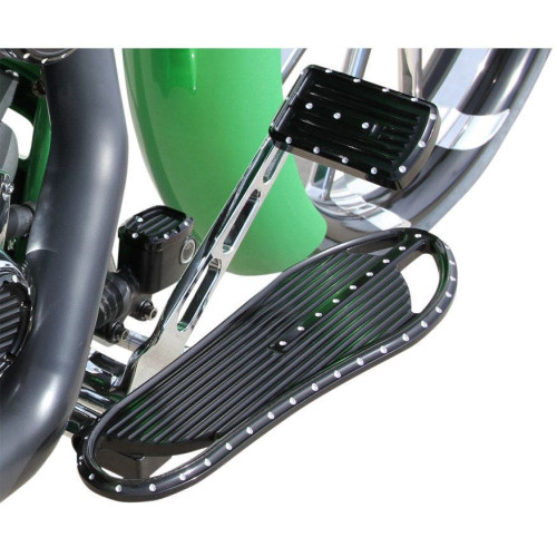 PartzBiz HD: 4420308-แผ่นปูพื้นไดรเวอร์ Covingtons Dimpled Black Cut Harley FLHT & FL Softail 84-17 | C1334-B PartzBiz HD: 4420308-แผ่นปูพื้นไดรเวอร์ Covingtons Dimpled Black Cut Harley FLHT & FL Softail 84-17 | C1334-B